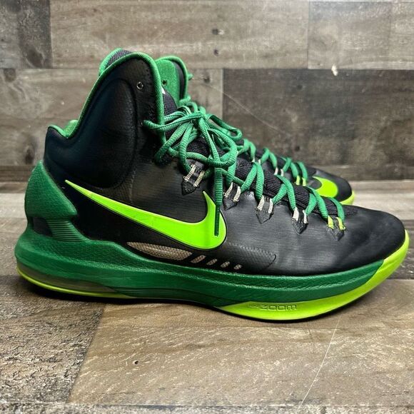 Nike Men’s Size 11.5 KD V 5 Basketball Shoes Electric Pine Green Kevin Durant - Picture 1 of 10